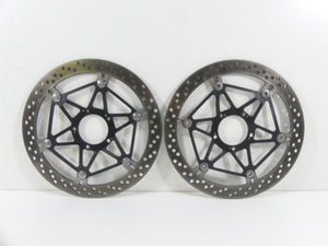 2010 Ducati Streetfighter 1098 S Front Brake Rotor Disc Set 49241021A 49240891A