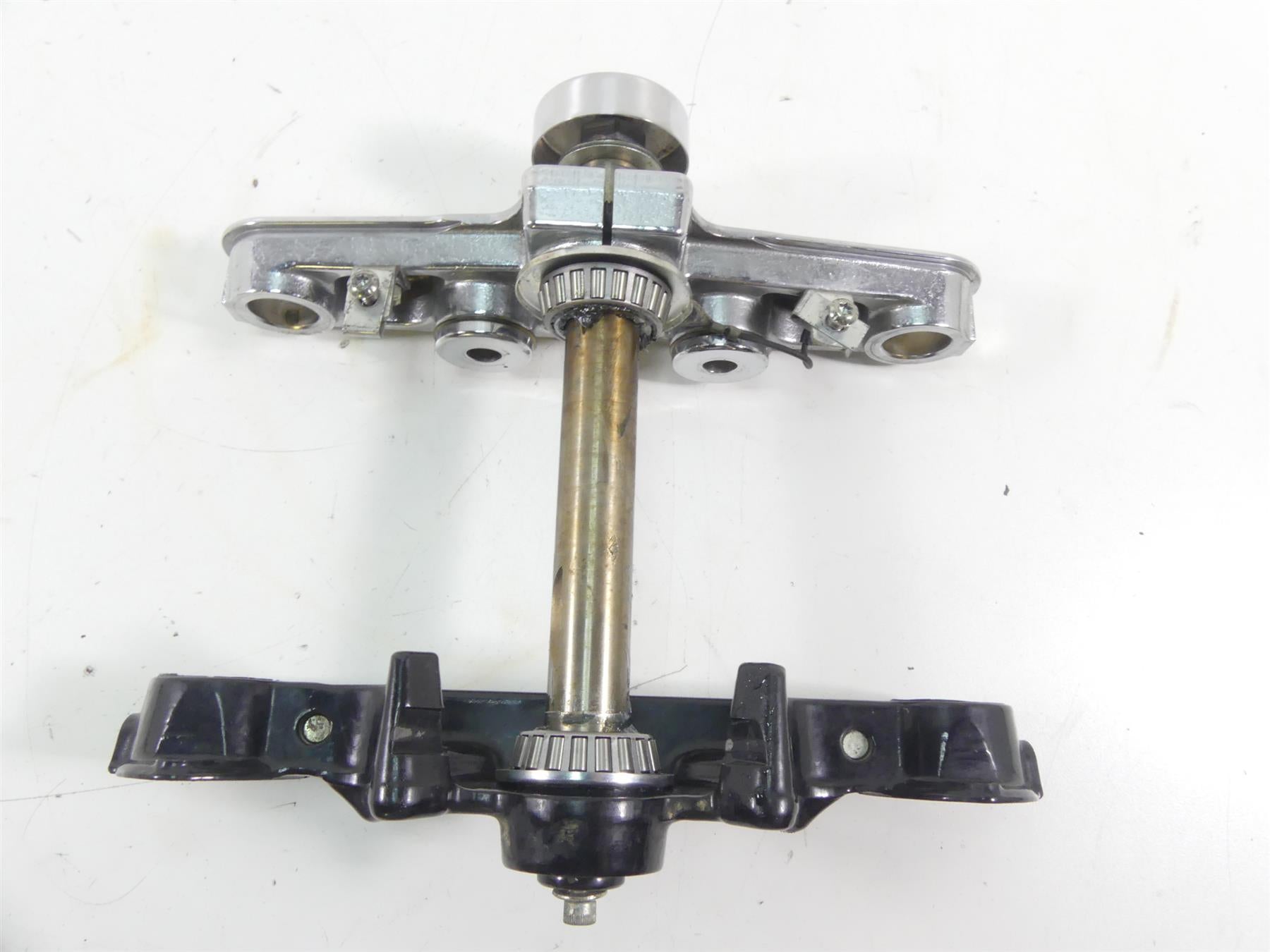 2004 Harley Softail FLSTFI Fat Boy Upper & Lower Triple Tree Set 41mm 45456-86B {{ shop.shopifyCountryName }} - Mototech271