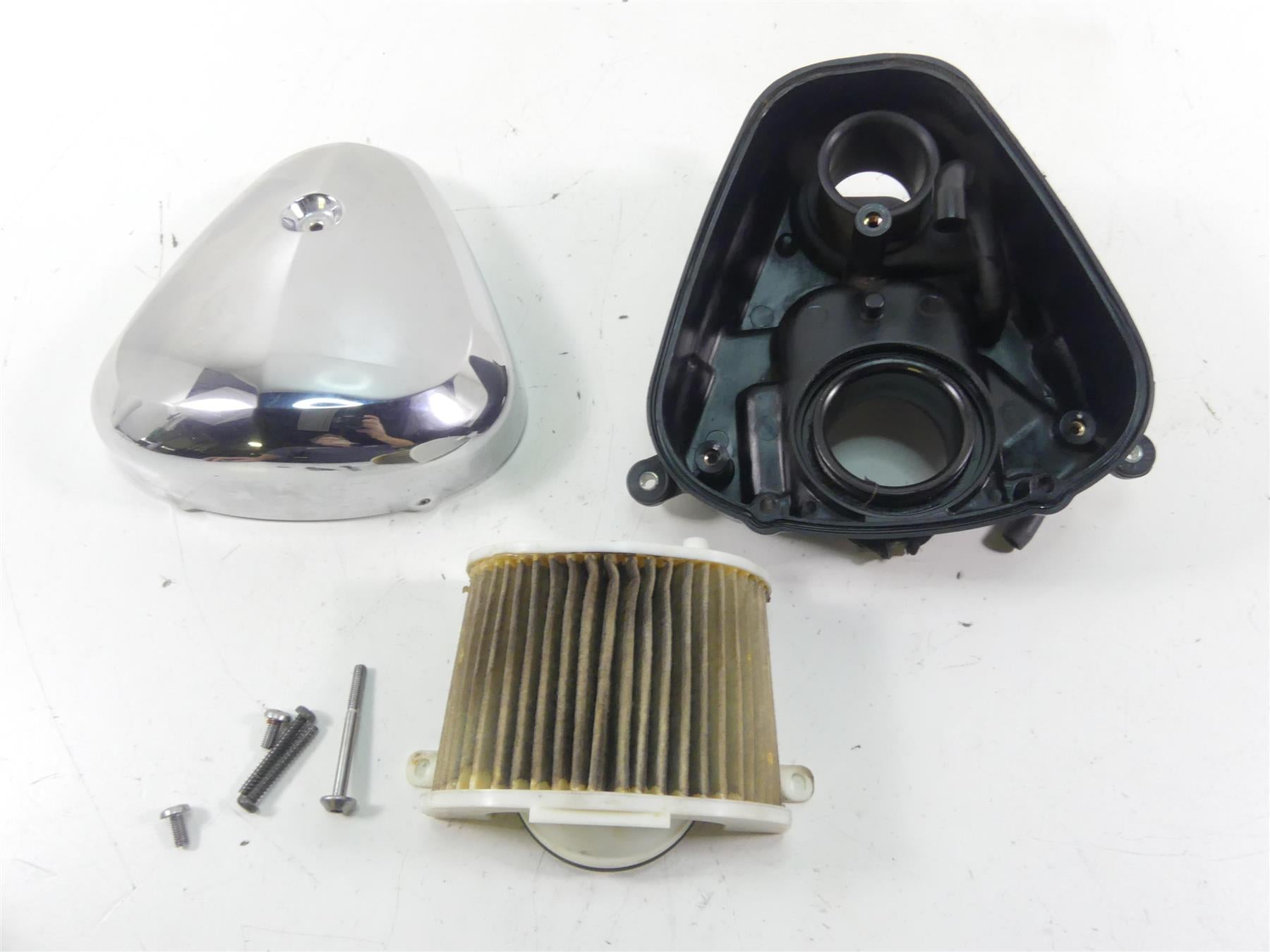 2001 Yamaha XV1600 Road Star Air Cleaner Breather Filter Set 4WM-14411-00-00 | Mototech271