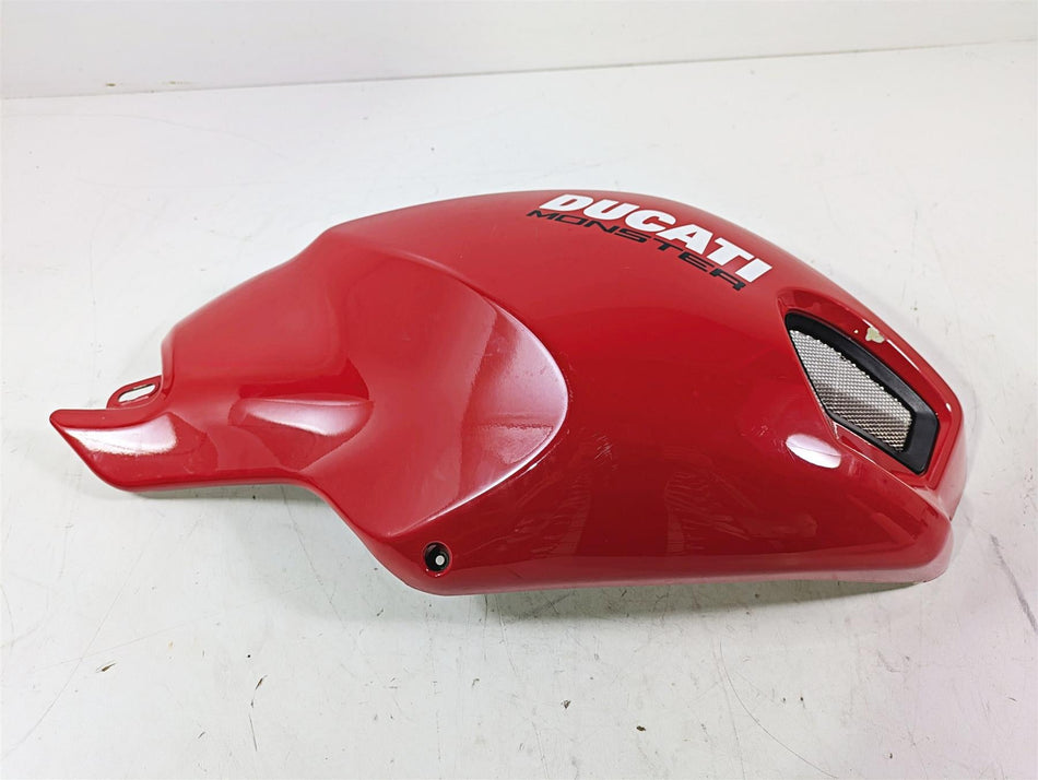 2009 Ducati Monster 1100 S Right Red Fuel Gas Tank Cover Fairing 48012591C {{ shop.shopifyCountryName }} - Mototech271