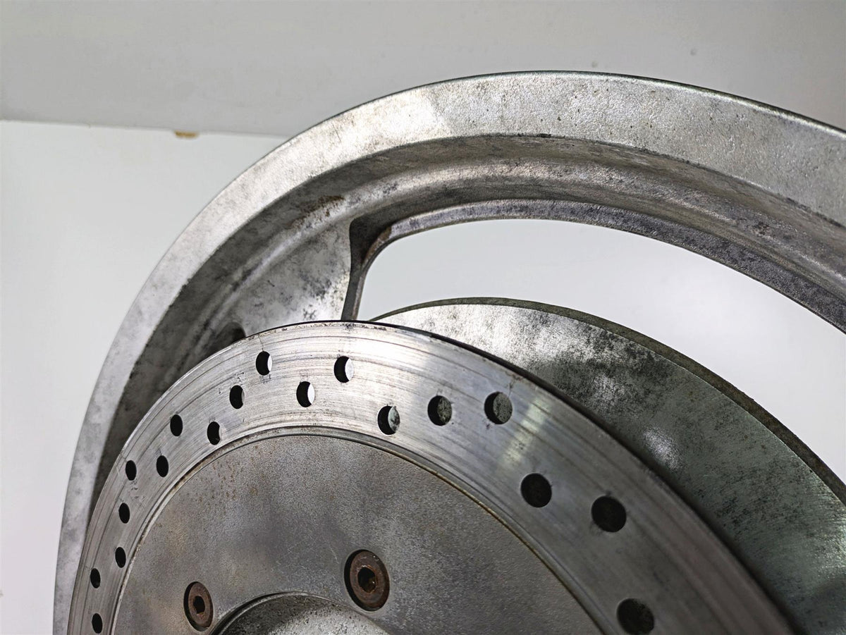 2002 Honda VT1100 Shadow Sabre Straight 18x3 Front Wheel Rim 44650-MCK-A03 {{ shop.shopifyCountryName }} - Mototech271