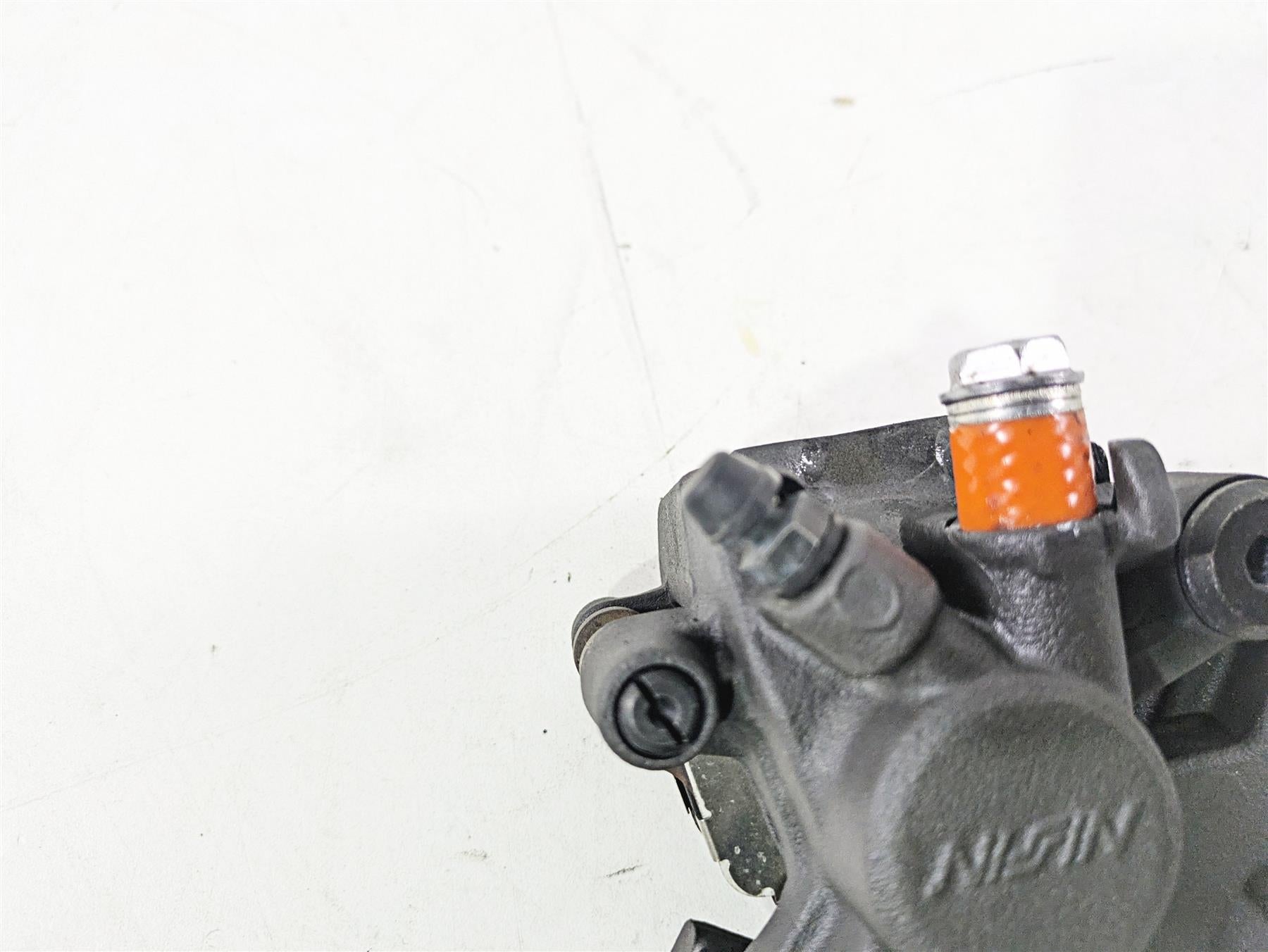 2020 Kawasaki ZX6R Ninja Nissin Rear Brake Caliper & Bracket 43080-0114-DJ {{ shop.shopifyCountryName }} - Mototech271