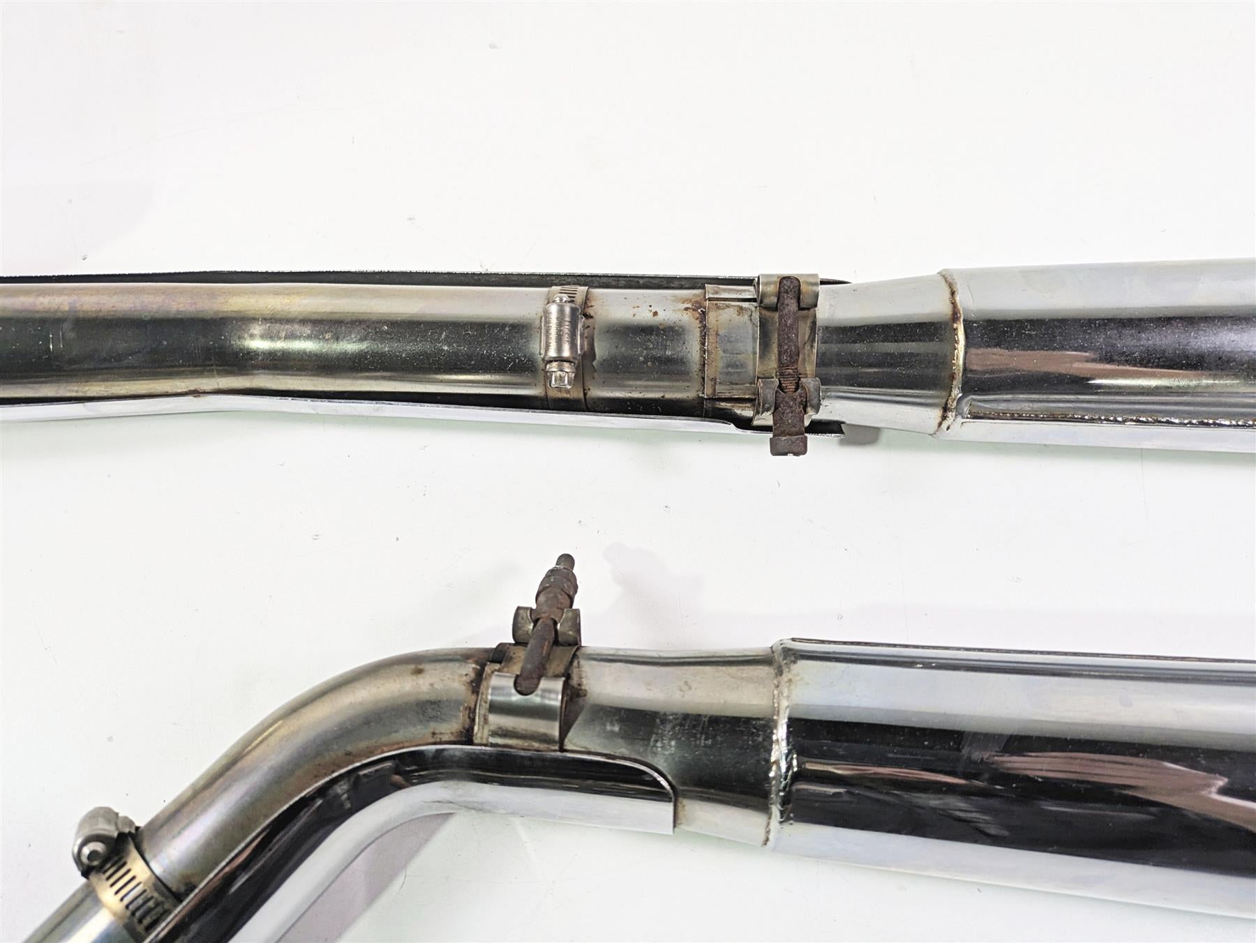 2007 Harley Touring FLHRSE CVO Road King Bassani True Duals Header & Slip On Muffler Exhaust Set 11215A {{ shop.shopifyCountryName }} - Mototech271