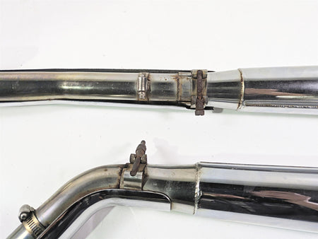 2007 Harley Touring FLHRSE CVO Road King Bassani True Duals Header & Slip On Muffler Exhaust Set 11215A {{ shop.shopifyCountryName }} - Mototech271