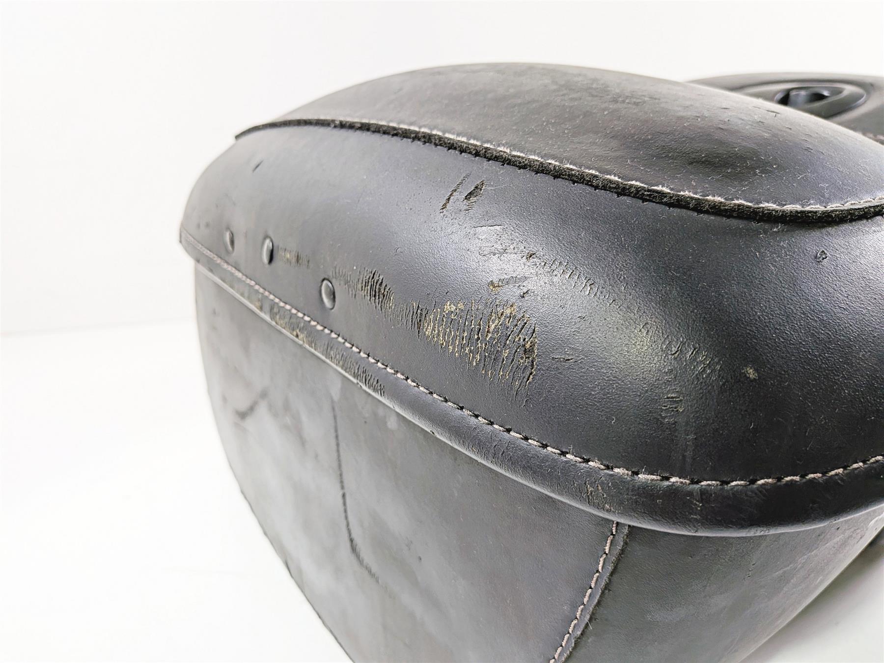2012 Harley Softail FLSTF Fat Boy Saddlebag & Mounts Leather Hard Bags 53061-00B {{ shop.shopifyCountryName }} - Mototech271