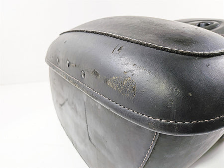 2012 Harley Softail FLSTF Fat Boy Saddlebag & Mounts Leather Hard Bags 53061-00B {{ shop.shopifyCountryName }} - Mototech271