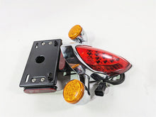 Load image into Gallery viewer, 2017 Indian Chieftain Limited Taillight Blinker Plate Holder Set Chrome 5138445
