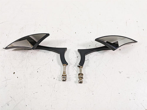 2013 Harley Touring FLHX Street Glide Aftermarket Blade Rear View Mirror Set | Mototech271