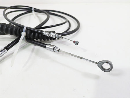 2011 Harley FXDC Dyna Super Glide 12" Extended Throttle Clutch Cable Set {{ shop.shopifyCountryName }} - Mototech271