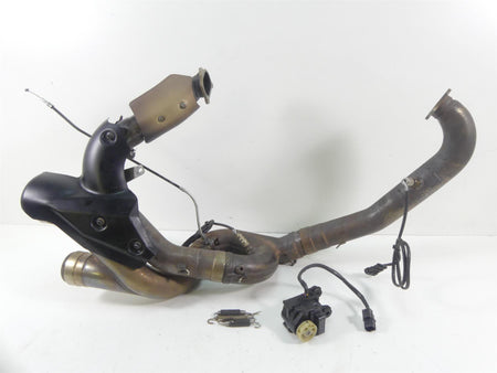 2013 Ducati Streetfighter 848 Oem Exhaust Header Manifold Pipe + Servo 7013142A {{ shop.shopifyCountryName }} - Mototech271