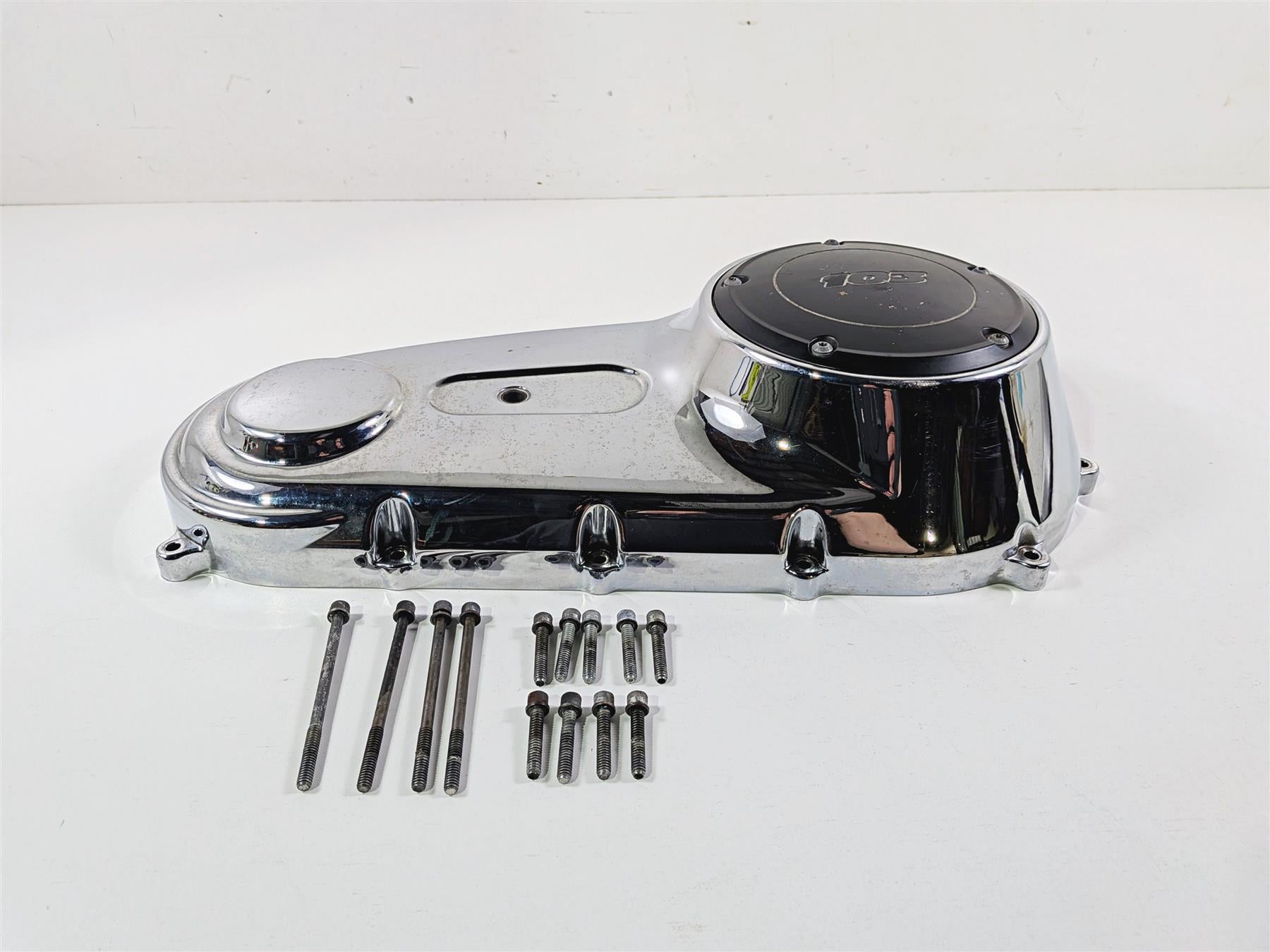 2014 Harley FXDL Dyna Low Rider Outer Primary Drive Clutch Cover Mid 60761-06A {{ shop.shopifyCountryName }} - Mototech271