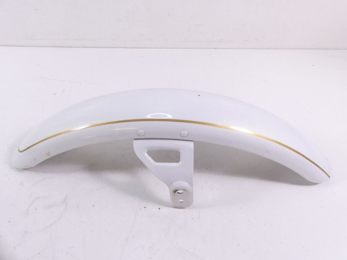 2007 Harley FXDWG Dyna Wide Glide Front Fender White Gold Pearl 60141-06B {{ shop.shopifyCountryName }} - Mototech271