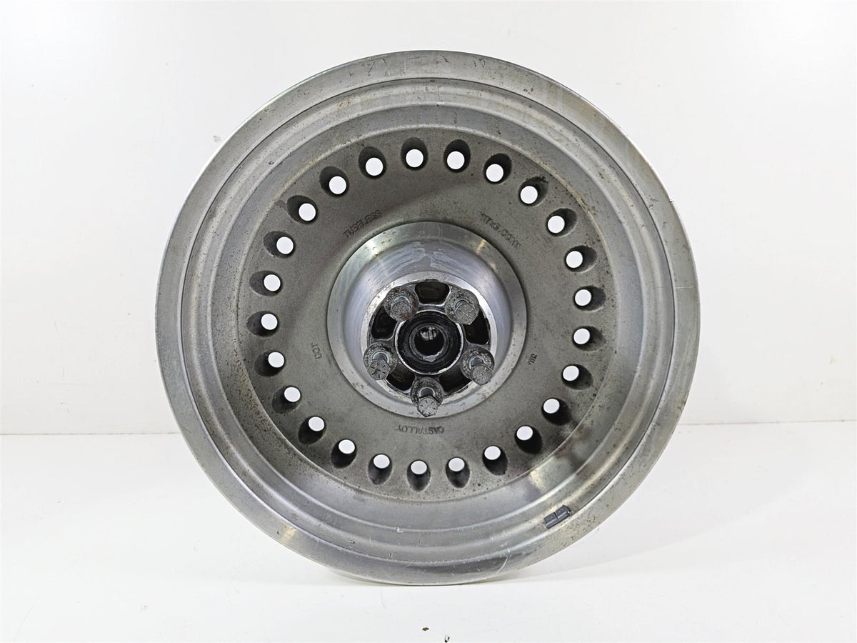 2012 Harley Softail FLSTF Fat Boy Rear Wheel Rim 17x6 Straight 40900181 {{ shop.shopifyCountryName }} - Mototech271