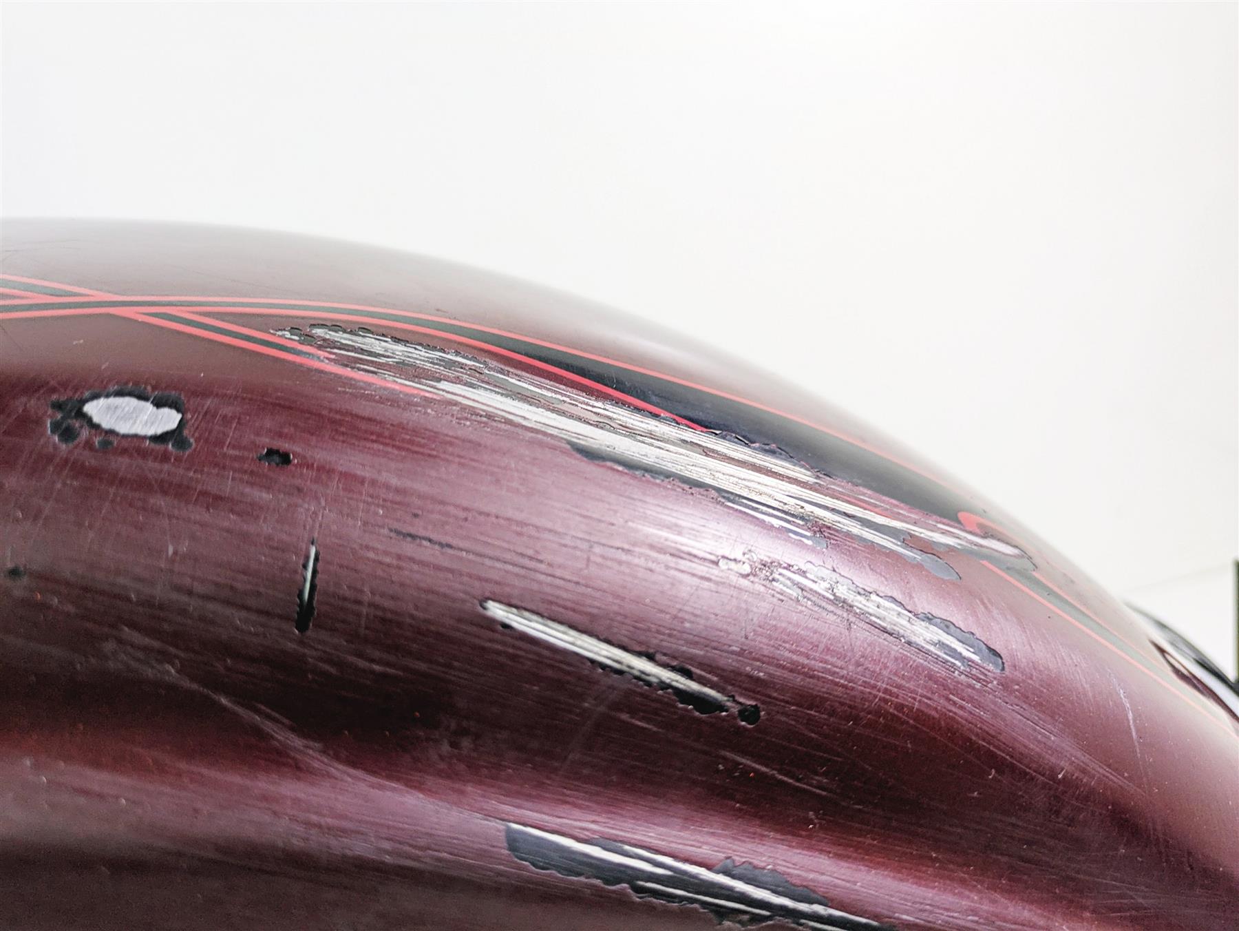 2008 Harley FXCWC Softail Rocker Rear Fender Crimson Red - Read 60132-08 {{ shop.shopifyCountryName }} - Mototech271