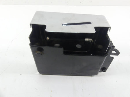 2003 Harley Dyna 100TH FXDL Low Rider Battery Box Stay & Chrome Cover 47132-97B {{ shop.shopifyCountryName }} - Mototech271