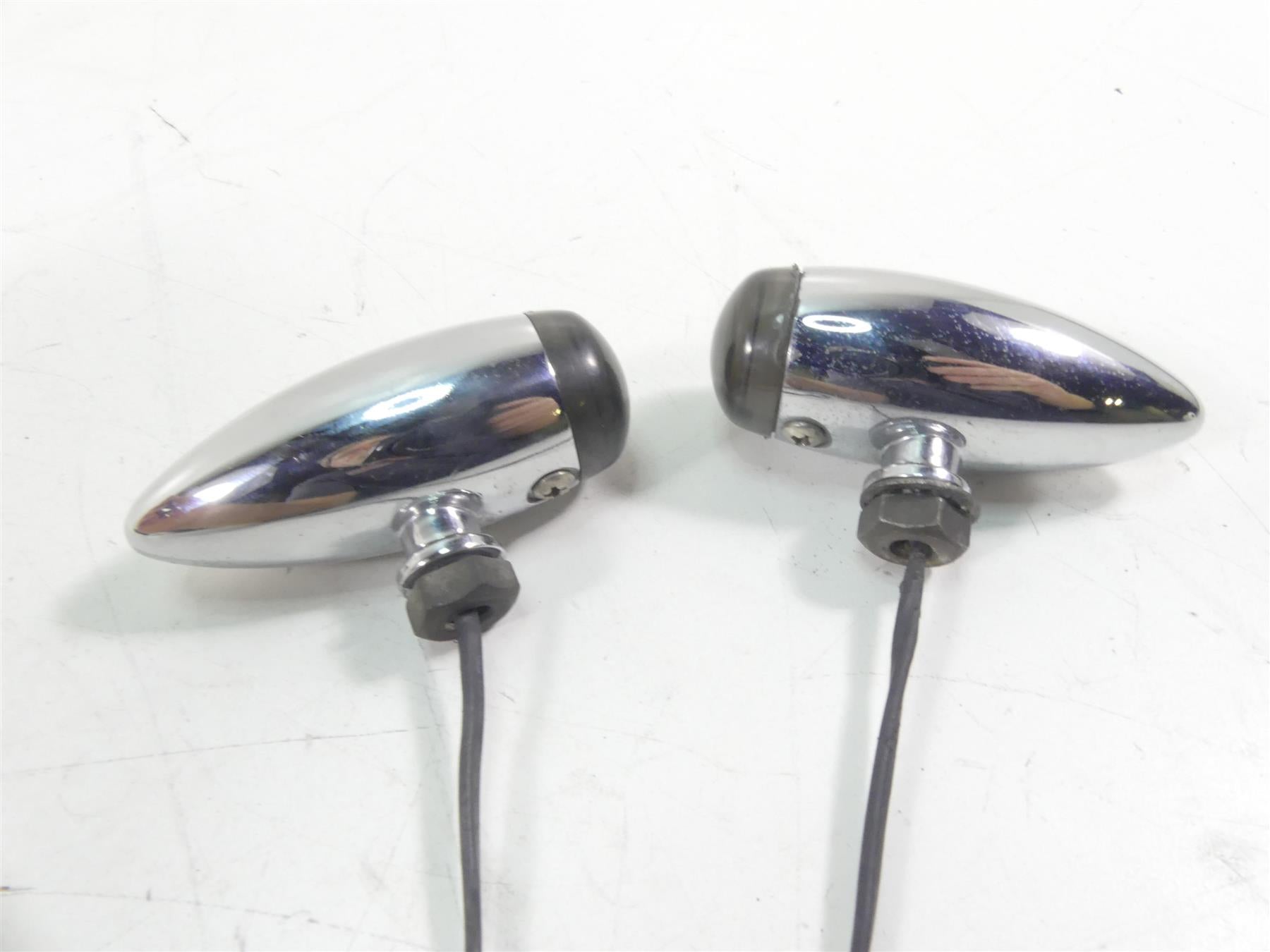 2008 Harley Softail FXSTB Night Train Rear Aftermarket Blinker Turn Signal Set {{ shop.shopifyCountryName }} - Mototech271