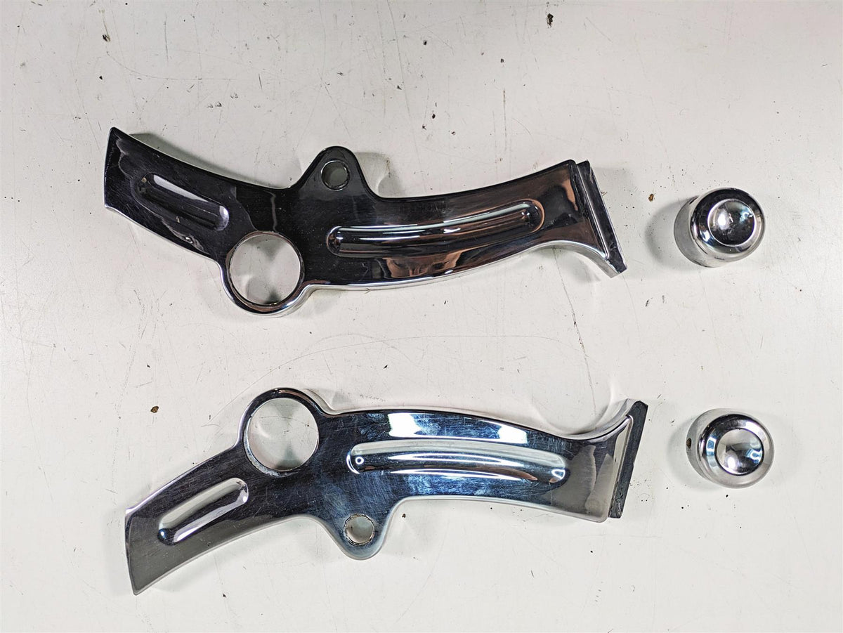 2000 Harley FXSTS Softail Springer Kuryakyn Chrome Frame Cover Set 7851 {{ shop.shopifyCountryName }} - Mototech271