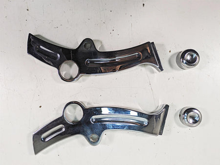 2000 Harley FXSTS Softail Springer Kuryakyn Chrome Frame Cover Set 7851 {{ shop.shopifyCountryName }} - Mototech271