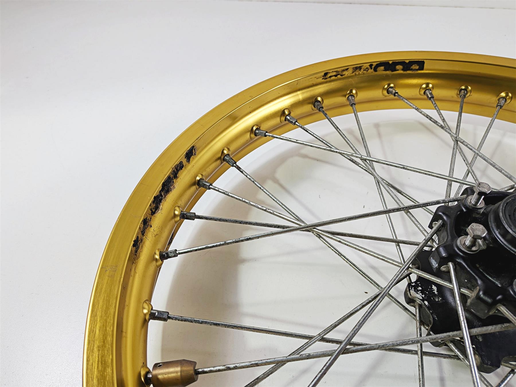 2017 Honda CRF1000 Africa Twin Straight Gold Front Wheel Rim 21x2.15 44650-MJP-315-Mototech271