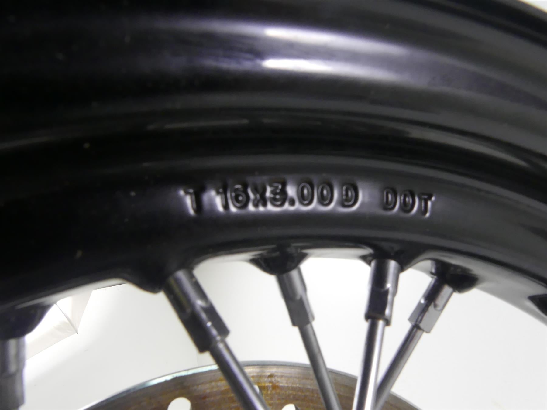 2019 Harley FLHC Softail Heritage Straight Rear Spoke Wheel Rim 16x3 40900488 {{ shop.shopifyCountryName }} - Mototech271