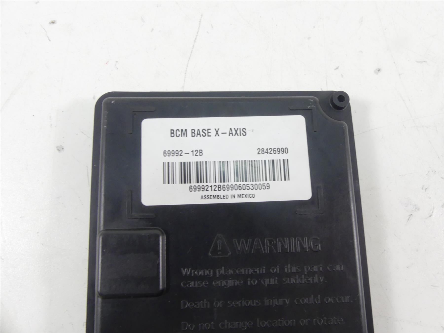 2016 Harley Touring FLTRX Road Glide Bcm Body Control Module X-Axis 69992-12B {{ shop.shopifyCountryName }} - Mototech271