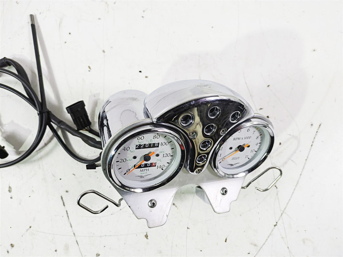 1998 Moto Guzzi California 1100 EV Speedometer Gauges + Cover - 22k GU02762400 {{ shop.shopifyCountryName }} - Mototech271