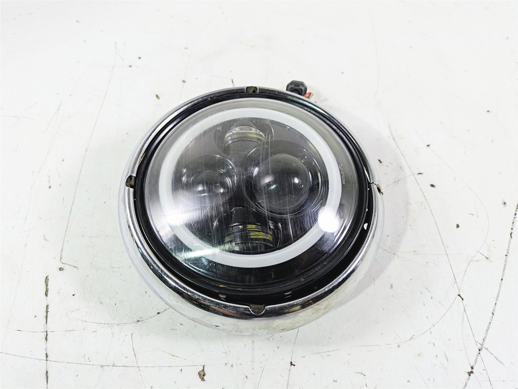 2003 Harley Touring FLHTCUI E-Glide 100th Led Headlight Head Lamp Light {{ shop.shopifyCountryName }} - Mototech271