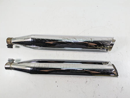 2014 Harley Touring FLHTK Electra Glide Vance Hines Twin Slash Muffler Set 16763 {{ shop.shopifyCountryName }} - Mototech271