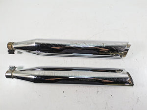 2014 Harley Touring FLHTK Electra Glide Vance Hines Twin Slash Muffler Set 16763