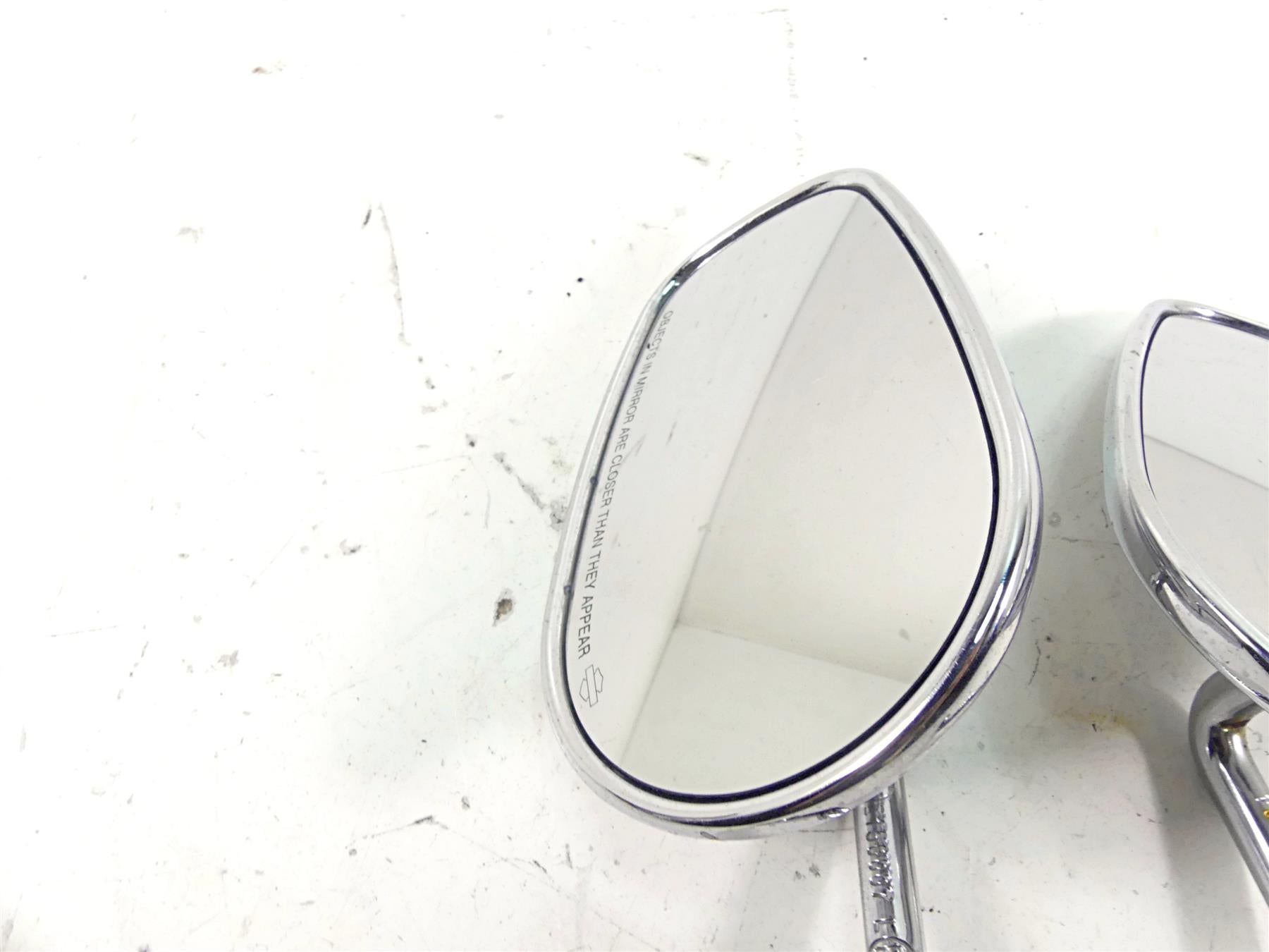 2010 Harley Touring FLHRC Road King Chrome Rear View Mirror Set 91845-03B {{ shop.shopifyCountryName }} - Mototech271