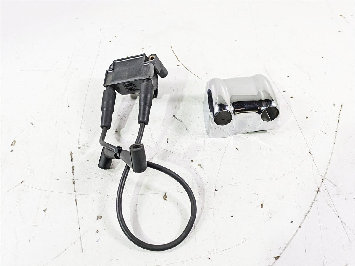 2016 Harley FLSTC Softail Heritage Ignition Coil & Chrome Cover 31696-07A {{ shop.shopifyCountryName }} - Mototech271