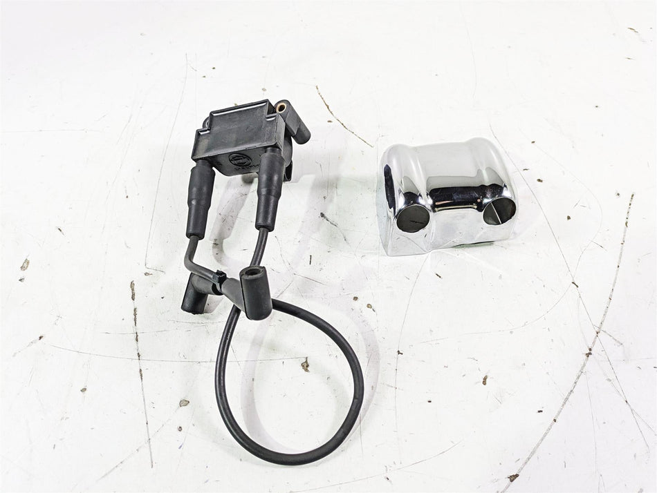 2016 Harley FLSTC Softail Heritage Ignition Coil & Chrome Cover 31696-07A {{ shop.shopifyCountryName }} - Mototech271