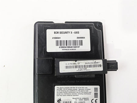 2016 Harley FXDF Dyna Fat Bob X-Axis BCM Security Control Module 41000341 {{ shop.shopifyCountryName }} - Mototech271