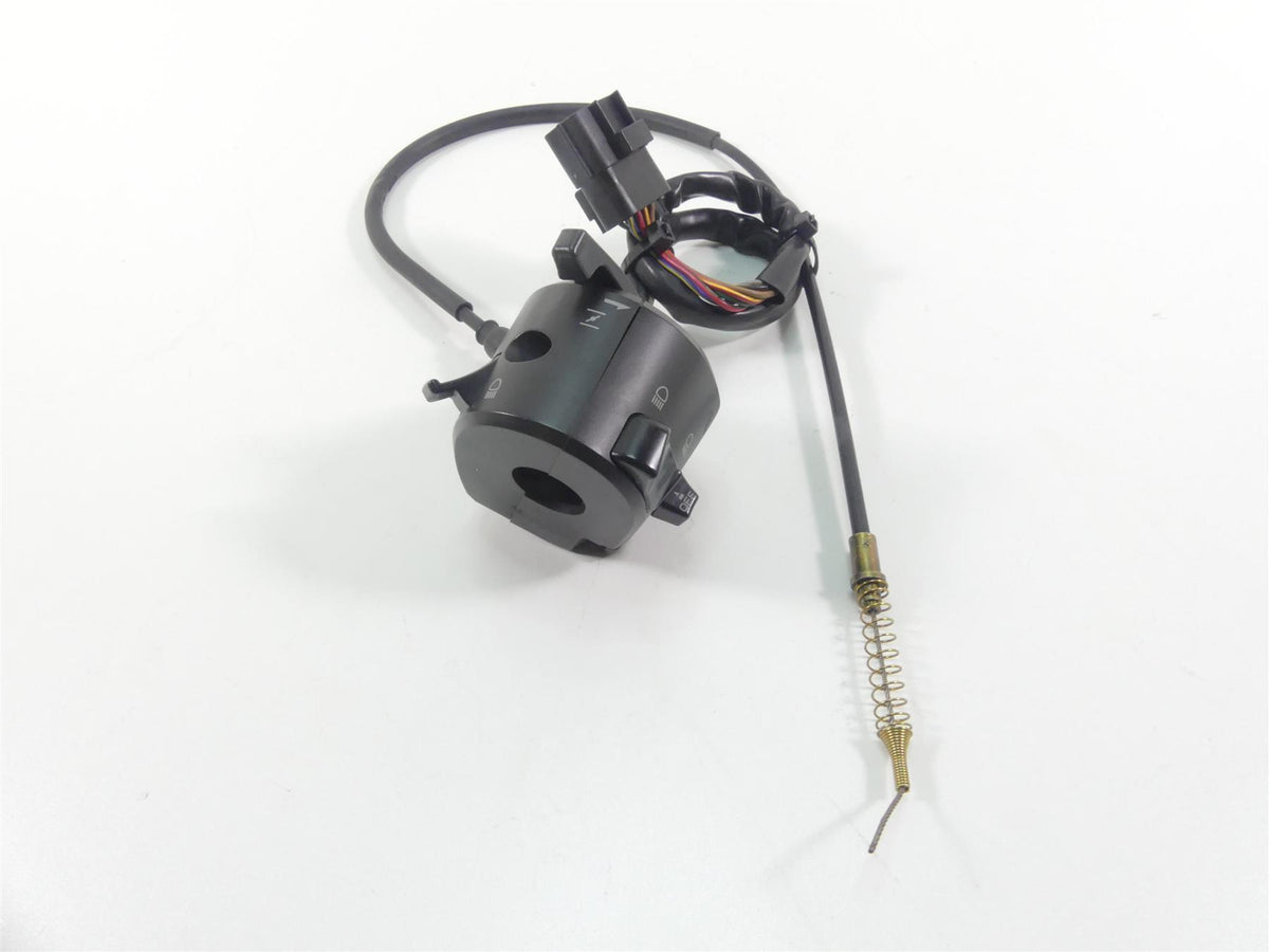 2004 Ducati 999 SBK Left Hand Turn Signal Control Switch + Cable 65140131A {{ shop.shopifyCountryName }} - Mototech271