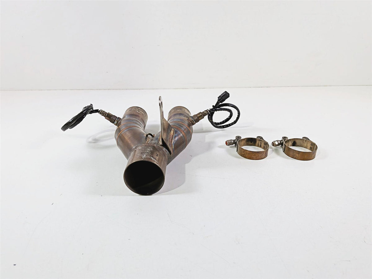 2024 Yamaha YZF R1 RN65 Aftermarket 2-1 Exhaust Header Mid Pipe + O2 Sensors {{ shop.shopifyCountryName }} - Mototech271