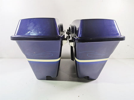2010 Harley Touring FLHXSE CVO Street Glide Saddlebag Set Candy Condor 92464-10 {{ shop.shopifyCountryName }} - Mototech271