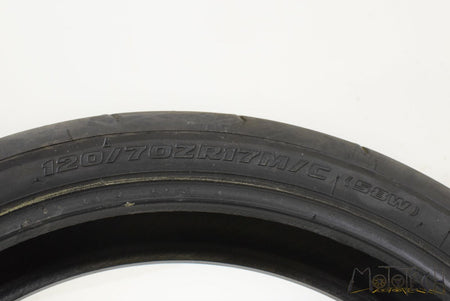 USED Front Tire BRIDGESTONE Hyperstport Battlax BT016 F 120/70-17 DOT5016 003027 {{ shop.shopifyCountryName }} - Mototech271