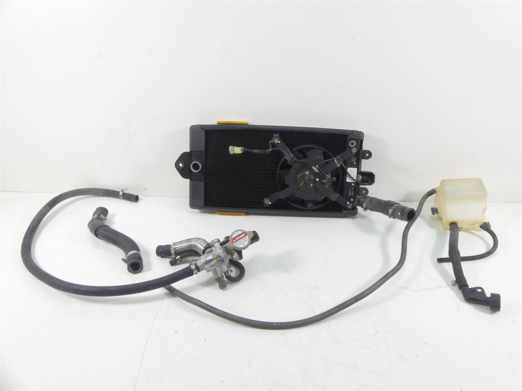 2003 Honda VTX1800R Radiator Fan Reservoir Hoses Guard Cover Set 19100-MCH-0030
