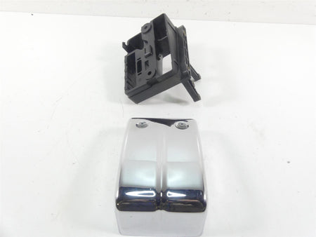2004 Harley FXDWGI Dyna Wide Glide Electric Tray Holder & Chrome Cover 70367-04B {{ shop.shopifyCountryName }} - Mototech271