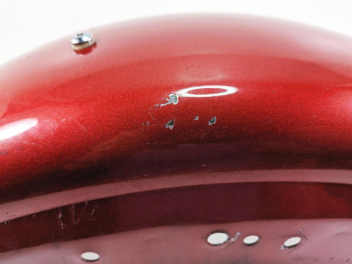 1986 Harley Sportster XLH 883 Straight Rear Fender Candy Red 59674-81C {{ shop.shopifyCountryName }} - Mototech271