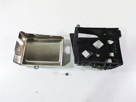 2014 Harley FXDL Dyna Low Rider Battery Tray & Chrome Cover 61300151 70379-06B {{ shop.shopifyCountryName }} - Mototech271