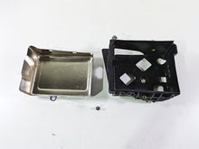 Load image into Gallery viewer, 2014 Harley FXDL Dyna Low Rider Battery Tray &amp; Chrome Cover 61300151 70379-06B
