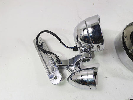 2011 Harley Touring FLHTCUSE CVO E-Glide Front Spot Head Light Blinkers 69560-06 {{ shop.shopifyCountryName }} - Mototech271