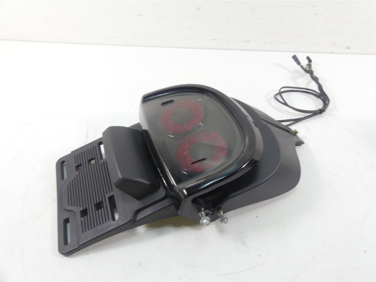 2014 Harley Dyna FXDF Fat Bob Rear Taillight & Plate Holder 67900173 {{ shop.shopifyCountryName }} - Mototech271