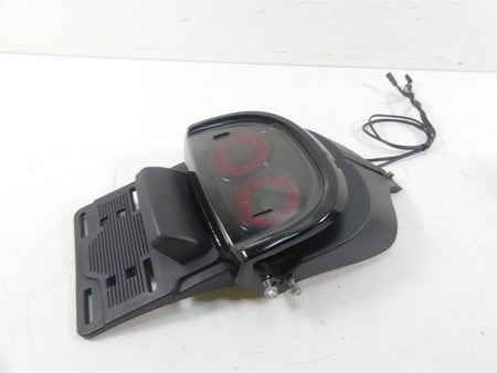 2014 Harley Dyna FXDF Fat Bob Rear Taillight & Plate Holder 67900173 {{ shop.shopifyCountryName }} - Mototech271