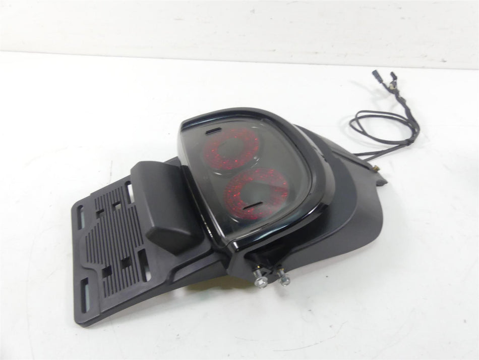 2014 Harley Dyna FXDF Fat Bob Rear Taillight & Plate Holder 67900173 {{ shop.shopifyCountryName }} - Mototech271