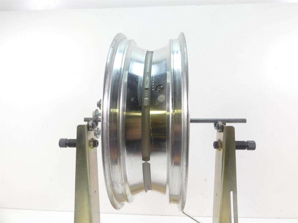 2009 Harley FXDF Dyna Fat Bob Straight 16x5 Slotted Rear Wheel Rim 40900179 {{ shop.shopifyCountryName }} - Mototech271