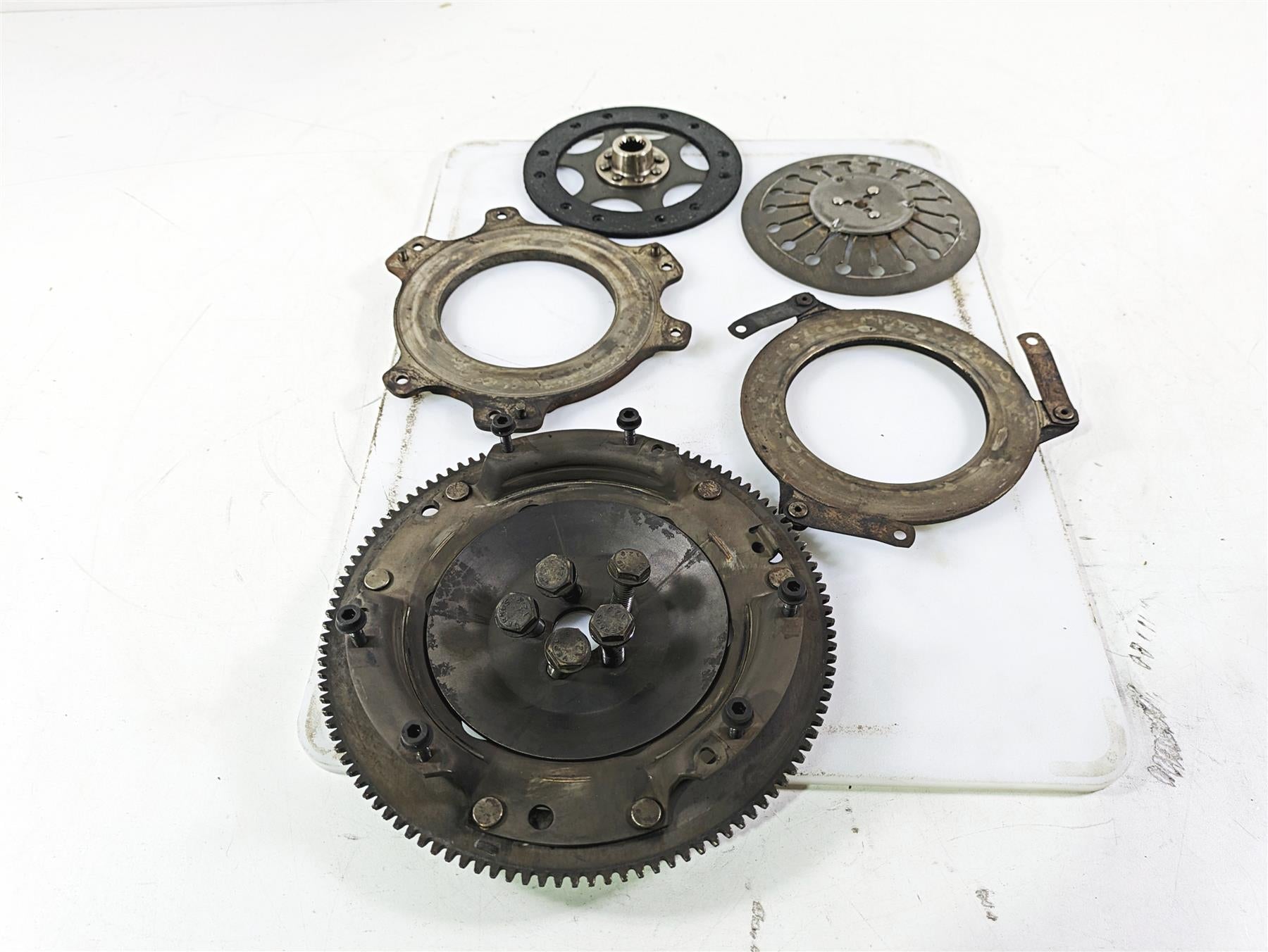 2004 BMW R1150GS R21 Flywheel Clutch Friction Disc Pressure Plate 21217670454 {{ shop.shopifyCountryName }} - Mototech271