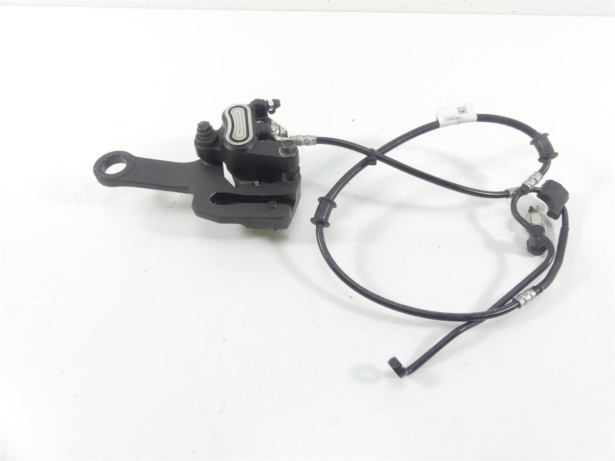 2020 Harley Softail FXBB Street Bob Rear Brake Caliper + Line & Bracket 41300192 {{ shop.shopifyCountryName }} - Mototech271