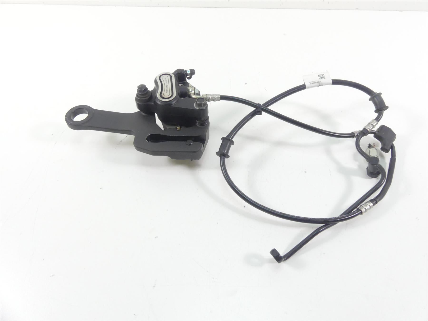 2020 Harley Softail FXBB Street Bob Rear Brake Caliper + Line & Bracket 41300192 {{ shop.shopifyCountryName }} - Mototech271